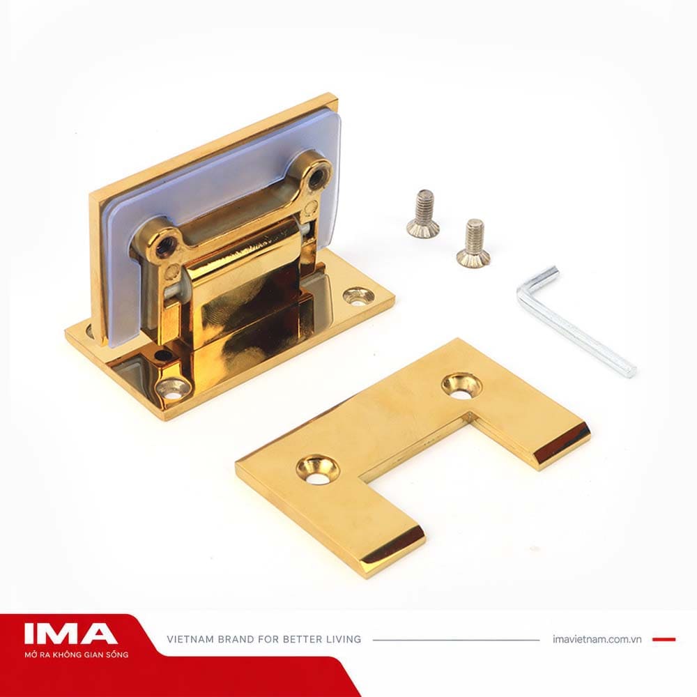 Bản Lề Phòng Tắm 90 Độ Tường Kính IMA HG03
